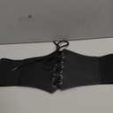 Women's Elastic Waist Belt Wide Waspie Corset Belts for Women L