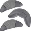 ulapithi 1 Pcs Neck Pillow and 2 Pcs Replacement Head Rest Pillows Compatible with Artesian Island Spas Hot Tubs and Tidal fit Swim Spa - Dark Grey, Head Pillows Part# 26-1303-85