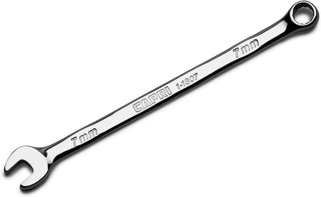 Capri Tools Combination Wrench, 12 Point, Metric (7 mm)