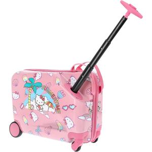FUL Unisex Kid's Hello Kitty 21 Inch Carry On Luggage, Hardshell Rolling Suitcase with Spinner Wheels, Pink, 19 Inch