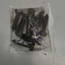 Small Parts 5032LB 1/2" x 2" Hex Lag Screw Gimlet Point Black Oxide (Pack of 10)