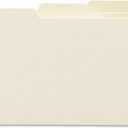 Smead Card Guide, Plain 1/3-Cut Tab (Blank), 6"W x 4"H, Manila, 100 per Box (56030)
