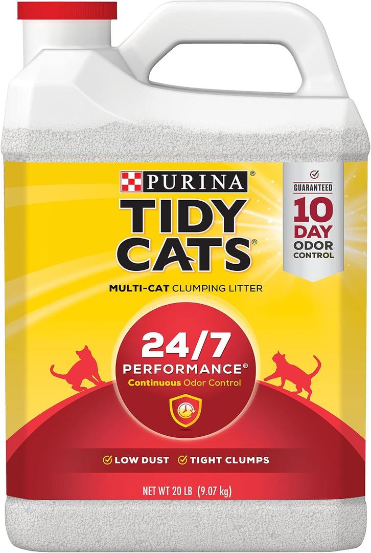 Tidy Cats Scoop Cat Litter Box, For Multiple Cats, 20 Lbs