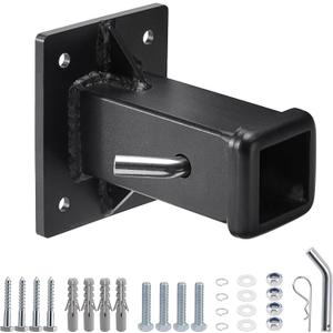 Bolt on Hitch Receiver Tube 2 Inch, Wall Mounted Bike Hitch Mount Rack
