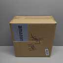 Farmhouse Ceiling Light, 2-Light Round Flush Mount Ceiling Light with Wood and Metal Frame, Black Rustic Light Fixture for Hallway, Entryway, Bedroom, Kitchen