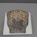 Sungmor 7.3 Inch Cement Plant Pot for Plants, Succulent Planter with Embossed Design, Vintage Concrete Flowerpots with Drainage Hole, Decorative Orchid Houseplant Pot Indoor Outdoor Plant Container