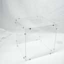 SHUMEI Clear Acrylic Multi-Functional Box - Raffle, Suggestion, Ballot, Tip, Donation Box - for Parties, Events, Fundraisers, Ticket Drop, Offices, Stores