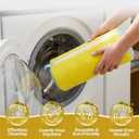 2-Pack Reusable Shoe Washing Machine Bags with Self-Locking Zipper  XXL Cleaning Laundry Mesh Bag for Sneakers, Tennis Shoes, Slippers & All Footwear Types