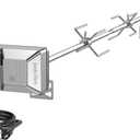 onlyfire Universal BBQ Grill Rotisserie Kit with 110V Electric Motor for Gas Grills - 45" 1/2" Hexagon Spit Rod