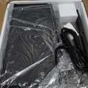 Huuger Nightstand with Charging Station, Side Table with Fabric Drawers, End Table with Open Shelf, Bedside Table with USB Ports and Outlets, Night Stand for Bedroom, Charcoal Gray (11.8"D x 15.7"W x 23.6"H (2 Drawers))