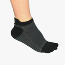 JSEIAJB 3 Pairs Large Size Toe Socks for Men Combed Cotton Mesh Breathable Athletic Running Socks with Toes EU40-46