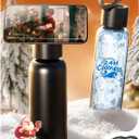 AINOPE Smart Water Bottle Beach Accessories with MagSafe Holder, Travel Sport Essential Gifts for Women Men, School Supplies Stainless Steel 24 oz Reusable Metal Insulated Bottle for Gym