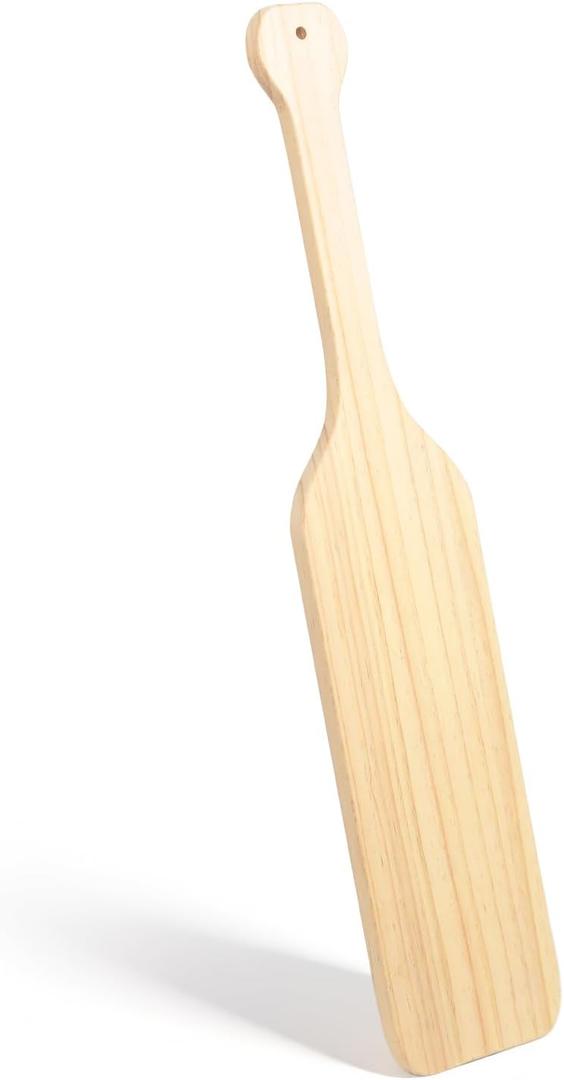 1Pc 22" Sorority Paddle, Unfinished Solid Pine Wooden Paddle, Smooth Wooden Fraternity Paddle for Drawing/Crafts