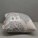 Comforter Set Queen Size, Vintage Tribal African 7 Pcs Bedding for Kids and Adults, Brown Abstract Patchwork Bed Sheet Sets with Fitted Sheet 2 Pillowcases & 2 Shams