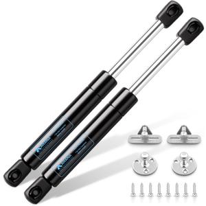 ARANA 10 Inch 33lbs Gas Struts for Cabinets Door, 10'' 150N Truck Tool Box Shocks Lift Lid, Gas Spring Lift Support for Aluminum Toolbox Pickup Tool Box Boat Hatch Storage Lid Toybox, 2 Pack