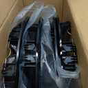 Hubcap Wheel Cover Replacement R17 Hub Caps Universal-Fit Steel Wheel Rim Cover ABS Material Exterior Accessories for Most Car Truck SUV -Set of 417-inchBlack