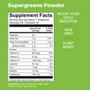 Amazing Grass Super Greens Booster: Greens Powder Smoothie Mix with Spirulina, Moringa, Wheat Grass & Kale Smoothie Booster, Chlorophyll Providing Greens, 30 Servings (EXP 05/15/25)