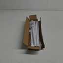 Curtain Rods for Window 32 to 78, White 5/8 inch Splicing Single Window Curtain Rod Set with Brackets