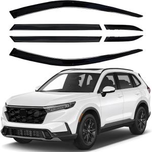 Shatterproof Out-Channel Window Deflectors for Honda CR-V (CRV) 2023-2025, Rain Guards Window Visors for Cars Vent Deflector Car Accessories (for CRV 23-25 6-PCS)