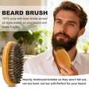 Beard Kit Beard Grooming Kit w/Beard Oil Balm Brush Comb Scissor e-Book Christmas Stocking Stuffers Gifts Ideas for Men Him Dad Boyfriend Husband Mens