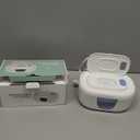 Momcozy Baby Wipe Warmer, Innovative Spring Design, Large Capacity Wipes Dispenser for 60-80pcs, Fast & Even Heating, 4 Modes of Temperature Heating Control, Diaper Wipe Warmer with Night Light, Blue