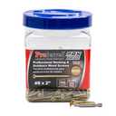 Proferred MAX Drive Professional Decking & Outdoor Wood Screws, Bronze, #8 X 2, 6 Lobe 20 Drive (2 LBS, 375 pcs with 1 Bit in Jar), V57081