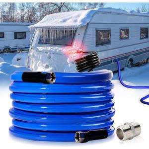 Yurnomy 15FT Heated Water Hose for RV,Rv Heating Water Hose,-45  Antifreeze Heated Drinking Garden Water Pipe,Rv Accessories for Camper