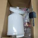 LIHAISHENG HVLP Spray Gun with 1.4/1.7/2.0mm Stainless Steel Nozzles 600ml Gravity Feed Paint Cup Adjustable Flow Control for Car Furniture Wall Painting