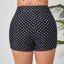 Halcurt Women's 5" High Waisted Swim Board Shorts (Available in Plus) Bikini Swimsuit Bottoms Modest Boyshorts (Blue, XXXL)