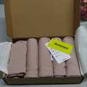 BATTEWA Incontinence Underwear for Women Washable, Leak Proof Underwear High Waist Cotton, Bladder Leakage 50ML (5Blush, 5X-Large, 5 Pack)