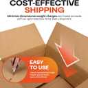 Multi-Depth Corrugated Shipping Boxes 14"L x 12"W x 6"H, 5-Pack