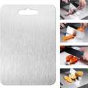 Titanium Cutting Board - 2025 New Upgrade 100% Pure Titanium Cutting Boards for Kitchen Double Sided Titanware Cutting Board,Hygiene Durable Dishwasher Safe Chopping Board(16x10)