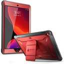 SUPCASE for iPad 9th Generation Case with Screen Protector (Unicorn Beetle Pro), [Built-in Stand] Heavy Duty Rugged Protective Case for iPad 10.2 9th / 8th / 7th Generation (2021/2020/2019), Red