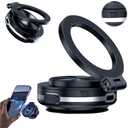 Veltrix Magno Grip Pro 360,360 Rotatable Car Suction Phone Mount,Car Electric Suction Cup Vacuum Magnetic Mobile Phone Stand,Powerful Magnetic Phone Holder (black)