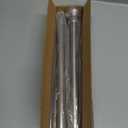 Chrsouly Shower Curtain Rod, 31-76 Inch Adjustable Tension Shower Rod, 1" Diameter Heavy Duty Rust-proof Tension Curtain Rods for Bathroom, Non Slip, No Drill, Nickel