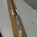 8FT Acrylic Curtain Rod Set For 96"Windows, 1 1/2" Diameter Clear Acrylic Curtain Rod With Twenty Curtain Rings. Three Gold Yellow Wall Mounted Brackets. Modern & Clear Look