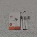 Replacement Brush Heads for Waterpik Sonic Fusion 2.0 - Flossing Toothbrush Head for Water pik with Color-Coded Rings & Hygienic Caps - 3 Pack White Soft Bristles - Compact Size