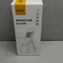 Upgrade Safe Mandoline Slicer for Kitchen, Vegetable Chopper and Slicer, Potato Slicer Thickness Adjuster, French Fry Cutter, Veggie Onion Dicer Faster Kitchen Mandolin for Meal Prep (Blue)