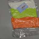 Women's Neon Scrunch Crew Socks 80s 90s Retro 3-Pack Cotton Stacked Boot Calf Cozy Ribbed Slouchy Socks Size 5-10 (1-white/Neon Green/Neon Orange)