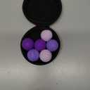 Silicone Magnetic Fidget Balls for Adults - 6PCS Stress Relief Sensory Toys for Anxiety & ADHD, Quiet Office Desk Toys, Ideal Gift for Men & Women (Textured BallsPurple)