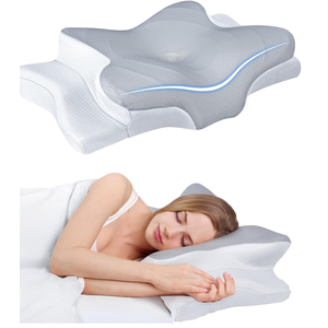 Cervical Neck Pillow for Pain Relief, Ergonomic Side Sleeper Pillow for Sleeping, Orthopedic Contour Memory Foam Bed Rest Pillows for Sleeping, Cooling Cervical Pillow for Back Stomach Sleepers