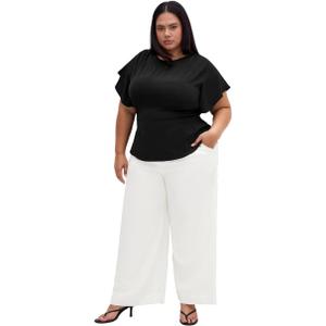 City Chic Women's Plus Size Top - Cara, 12 Black