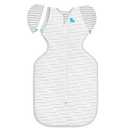 Love to Dream Swaddle Up Transition Swaddle, Patented Zip-Off Wings, Gently Help Baby Transition from Being Swaddled to Arms Free When Showing Signs of Rolling, 1.0 TOG, 13-19 lbs, White
