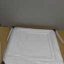 Art3d PVC Ceiling Tiles, 2'x2' Plastic Sheet in White (24-Pack)