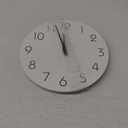 Mosewa Wall Clock 10 Inch Silent Non Ticking Wood Battery Operated Wooden White Modern Office Simple Minimalist Decorative for Kitchen Home Bathroom Living Room