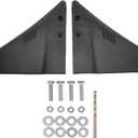 Boat Marine Hydrofoil Board Stabilizer for 5-150 HP Small Outboard Motor Stand and Out Drive PA66 Plastic Black