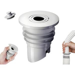 Washing Machine Drain Hose Seal.Floor Drain Plug Sewer Pipe Seal Sealing Cover. Sink Drain Pipe Silicone Seal,Wash Basin Drain Pipe Seal. 1.77in -1.96in [M (45-50mm)]