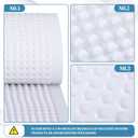 Dimple Drainage Mat 108 Sqft Basement Waterproof Membrane for Foundation and Crawl Space Heavy Duty Underlayment Improves Drainage Prevents Moisture Mold, 19.7"W x 40.9"L