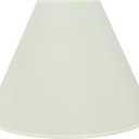 Aspen Creative 32031A Transitional Hardback Empire Shape Spider Construction Lamp Shade in Off White, 16" wide (6" x 16" x 12"), 6" Top x 16" Bottom x 12" Slant