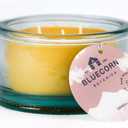 Bluecorn Botanica Beeswax Candle - 3-Wick Scented Candle Made with Pure Beeswax & Vanilla